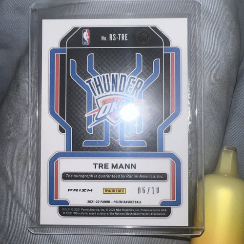 2021 Prizm Tre Mann Gold Wave Rookie  Auto 6/10