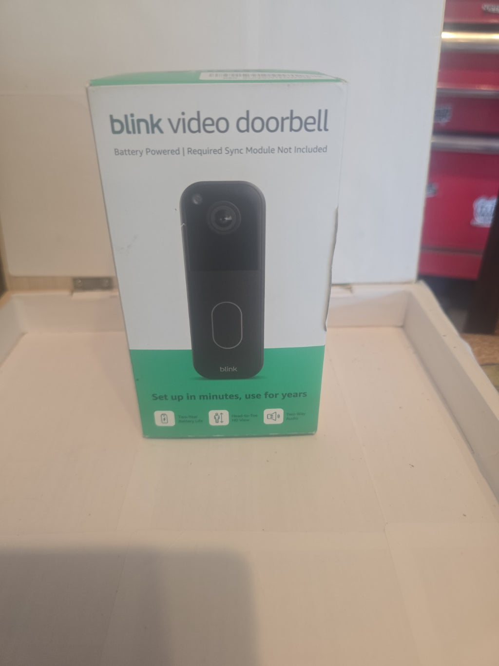 Blink  Wireless Video Doorbell–2way Audio Head-to-toe HD view