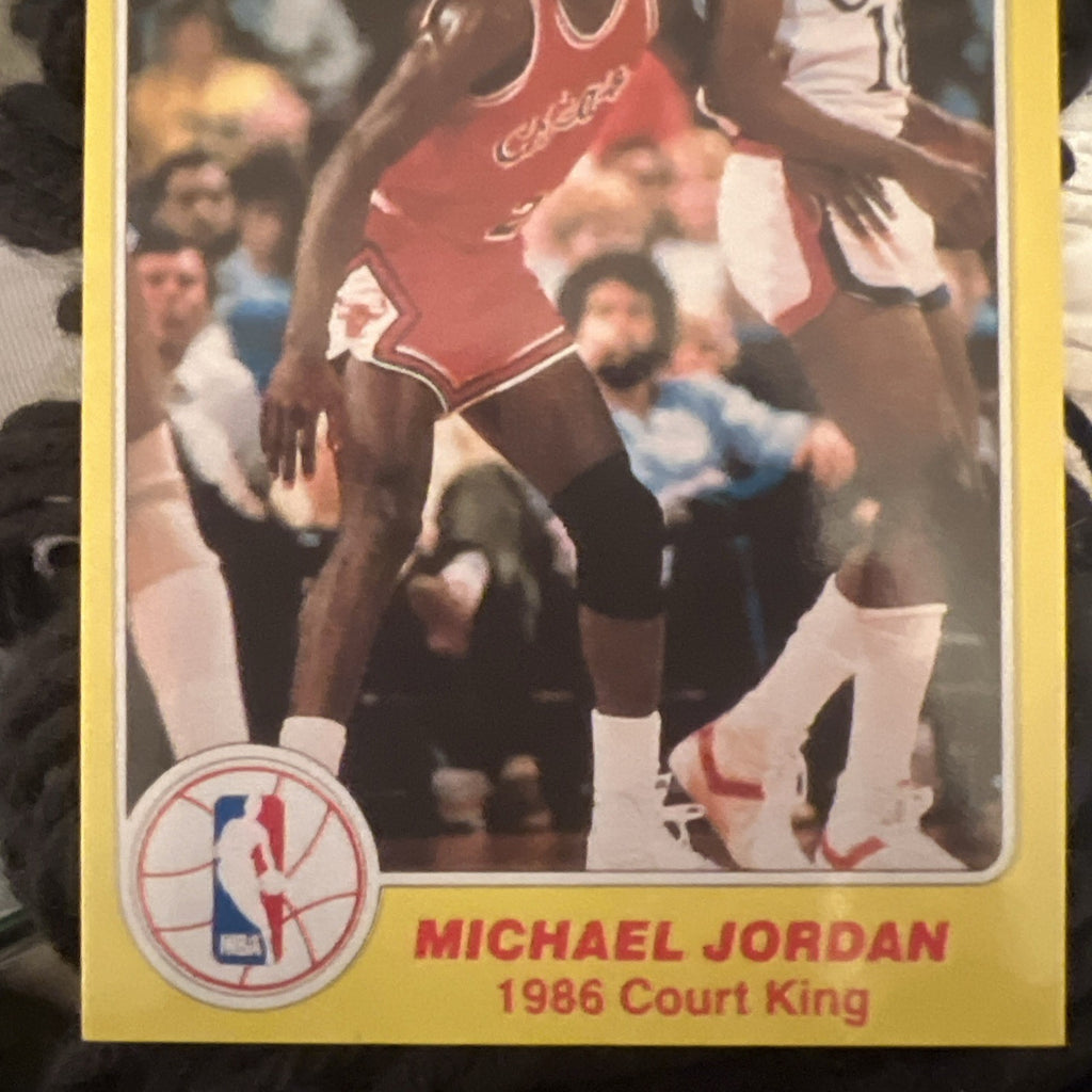 1986 Star Court Kings Michael Jordan  #18 Of #33 Near Mint Jordan RC