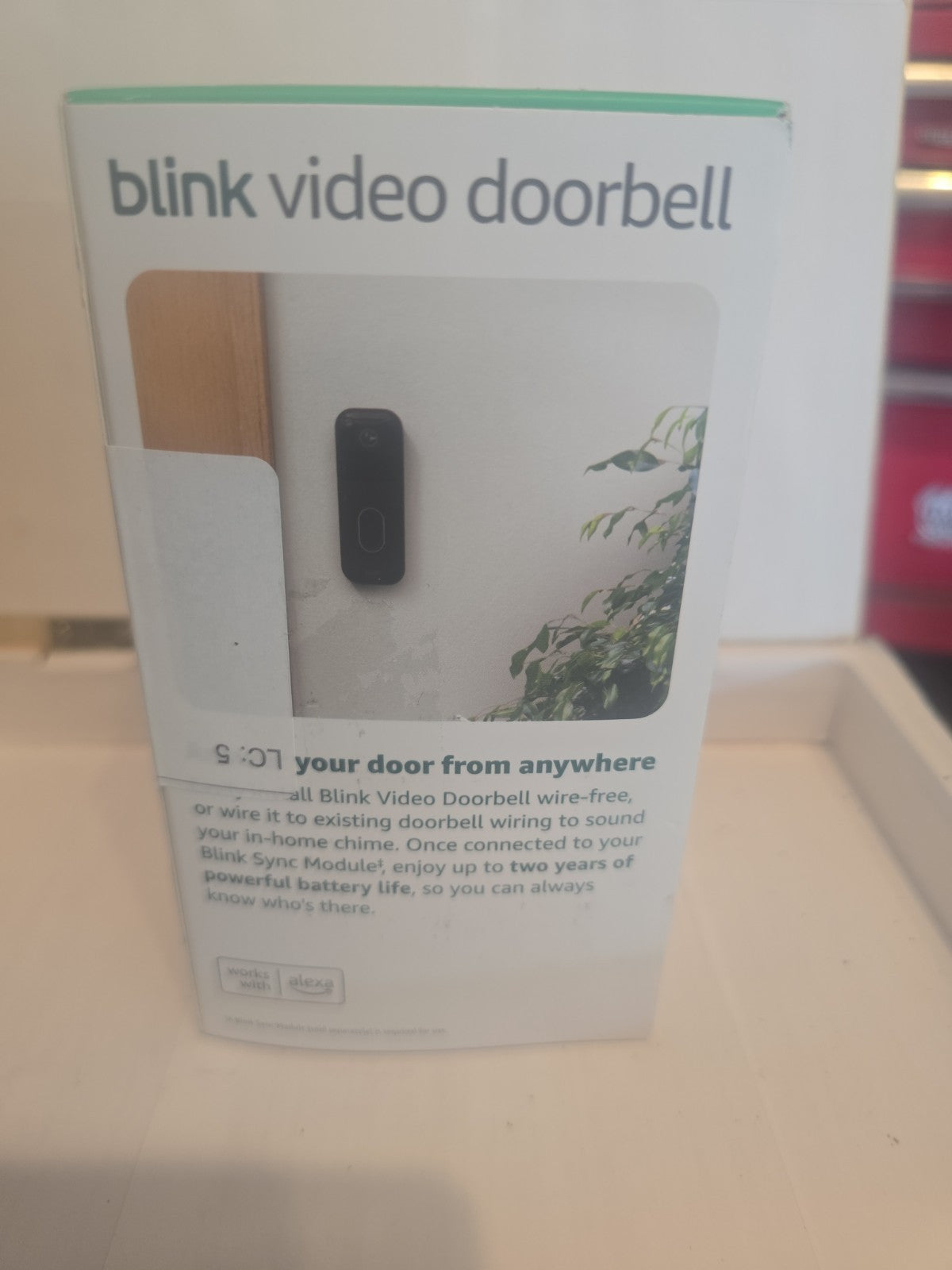 Blink  Wireless Video Doorbell–2way Audio Head-to-toe HD view